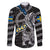 Personalized Sweden Vikings Family Matching Mermaid Dress and Hawaiian Shirt Nordic Lion Bound in Runes and Chains