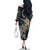 Personalized Sweden Vikings Family Matching Off The Shoulder Long Sleeve Dress and Hawaiian Shirt Nordic Lion Bound in Runes and Chains