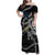 Personalized Sweden Vikings Family Matching Off Shoulder Maxi Dress and Hawaiian Shirt Nordic Lion Bound in Runes and Chains