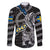 Personalized Sweden Vikings Family Matching Puletasi and Hawaiian Shirt Nordic Lion Bound in Runes and Chains