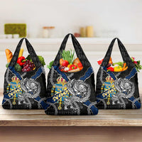 Sweden Vikings Grocery Bag Nordic Lion Bound in Runes and Chains