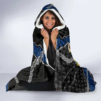 Sweden Vikings Hooded Blanket Nordic Lion Bound in Runes and Chains