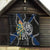 Sweden Vikings Quilt Nordic Lion Bound in Runes and Chains