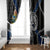 Sweden Vikings Window Curtain Nordic Lion Bound in Runes and Chains