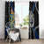 Sweden Vikings Window Curtain Nordic Lion Bound in Runes and Chains