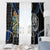 Sweden Vikings Window Curtain Nordic Lion Bound in Runes and Chains