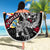 Denmark Vikings Beach Blanket Nordic Lion Bound in Runes and Chains