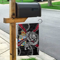 Denmark Vikings Garden Flag Nordic Lion Bound in Runes and Chains