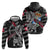 Personalized Denmark Vikings Hoodie Nordic Lion Bound in Runes and Chains