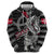 Personalized Denmark Vikings Hoodie Nordic Lion Bound in Runes and Chains