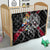 Denmark Vikings Quilt Nordic Lion Bound in Runes and Chains