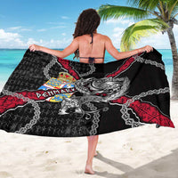 Denmark Vikings Sarong Nordic Lion Bound in Runes and Chains