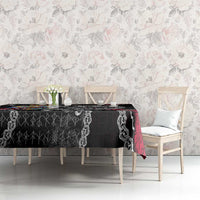 Denmark Vikings Tablecloth Nordic Lion Bound in Runes and Chains