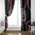 Denmark Vikings Window Curtain Nordic Lion Bound in Runes and Chains