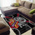 Norway Vikings Area Rug Nordic Lion Bound in Runes and Chains