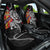 Norway Vikings Car Seat Cover Nordic Lion Bound in Runes and Chains
