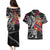 Personalized Norway Vikings Couples Matching Puletasi and Hawaiian Shirt Nordic Lion Bound in Runes and Chains