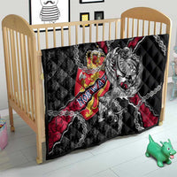 Norway Vikings Quilt Nordic Lion Bound in Runes and Chains