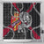 Norway Vikings Shower Curtain Nordic Lion Bound in Runes and Chains