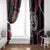 Norway Vikings Window Curtain Nordic Lion Bound in Runes and Chains
