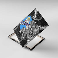 Faroe Islands Vikings Canvas Wall Art Nordic Lion Bound in Runes and Chains