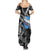 Personalized Faroe Islands Vikings Family Matching Summer Maxi Dress and Hawaiian Shirt Nordic Lion Bound in Runes and Chains