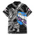 Personalized Faroe Islands Vikings Hawaiian Shirt Nordic Lion Bound in Runes and Chains
