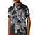 Personalized Faroe Islands Vikings Kid Polo Shirt Nordic Lion Bound in Runes and Chains