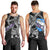 Personalized Faroe Islands Vikings Men Tank Top Nordic Lion Bound in Runes and Chains