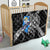 Faroe Islands Vikings Quilt Nordic Lion Bound in Runes and Chains