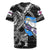 Personalized Faroe Islands Vikings Rugby Jersey Nordic Lion Bound in Runes and Chains