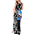 Personalized Faroe Islands Vikings Tank Maxi Dress Nordic Lion Bound in Runes and Chains