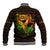 Black Power Baseball Jacket Africa Map - Wonder Print Shop
