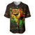 Black Power Baseball Jersey Africa Map - Wonder Print Shop