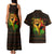 Black Power Couples Matching Tank Maxi Dress and Hawaiian Shirt Africa Map - Wonder Print Shop