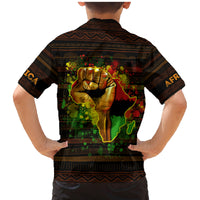 Black Power Family Matching Mermaid Dress and Hawaiian Shirt Africa Map - Wonder Print Shop