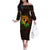 Black Power Family Matching Off Shoulder Long Sleeve Dress and Hawaiian Shirt Africa Map - Wonder Print Shop