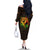 Black Power Family Matching Off Shoulder Long Sleeve Dress and Hawaiian Shirt Africa Map - Wonder Print Shop