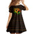 Black Power Family Matching Short Sleeve Bodycon Dress and Hawaiian Shirt Africa Map - Wonder Print Shop