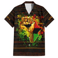 Black Power Family Matching Tank Maxi Dress and Hawaiian Shirt Africa Map - Wonder Print Shop