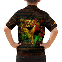 Black Power Hawaiian Shirt Africa Map - Wonder Print Shop