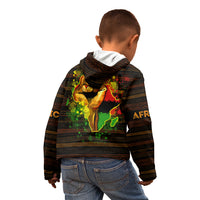 Black Power Kid Hoodie Africa Map - Wonder Print Shop