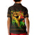 Black Power Kid Polo Shirt Africa Map - Wonder Print Shop