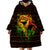 Black Power Wearable Blanket Hoodie Africa Map - Wonder Print Shop