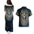 Adinkra Symbols Couples Matching Puletasi Dress and Hawaiian Shirt Tree of Life - Wonder Print Shop