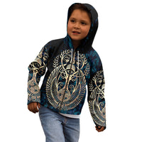 Adinkra Symbols Kid Hoodie Tree of Life - Wonder Print Shop