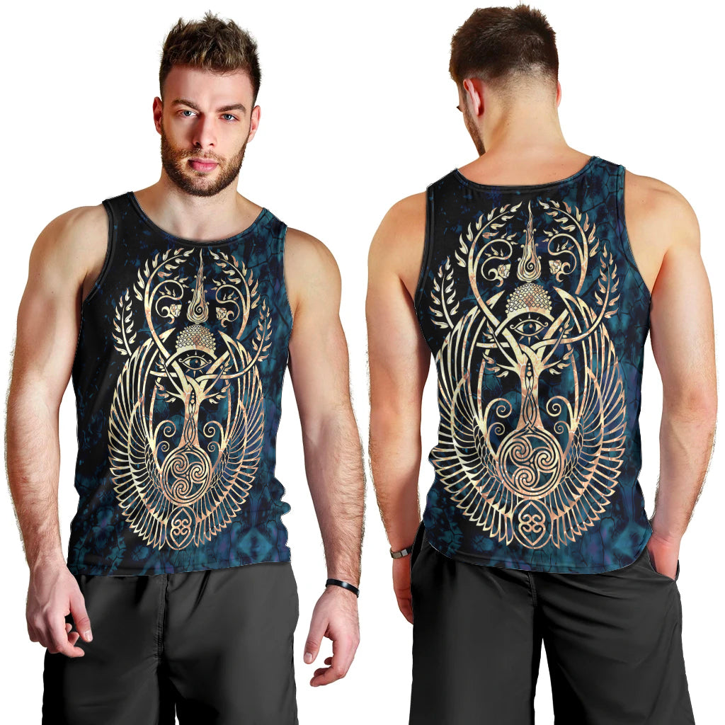 Adinkra Symbols Men Tank Top Tree of Life - Wonder Print Shop