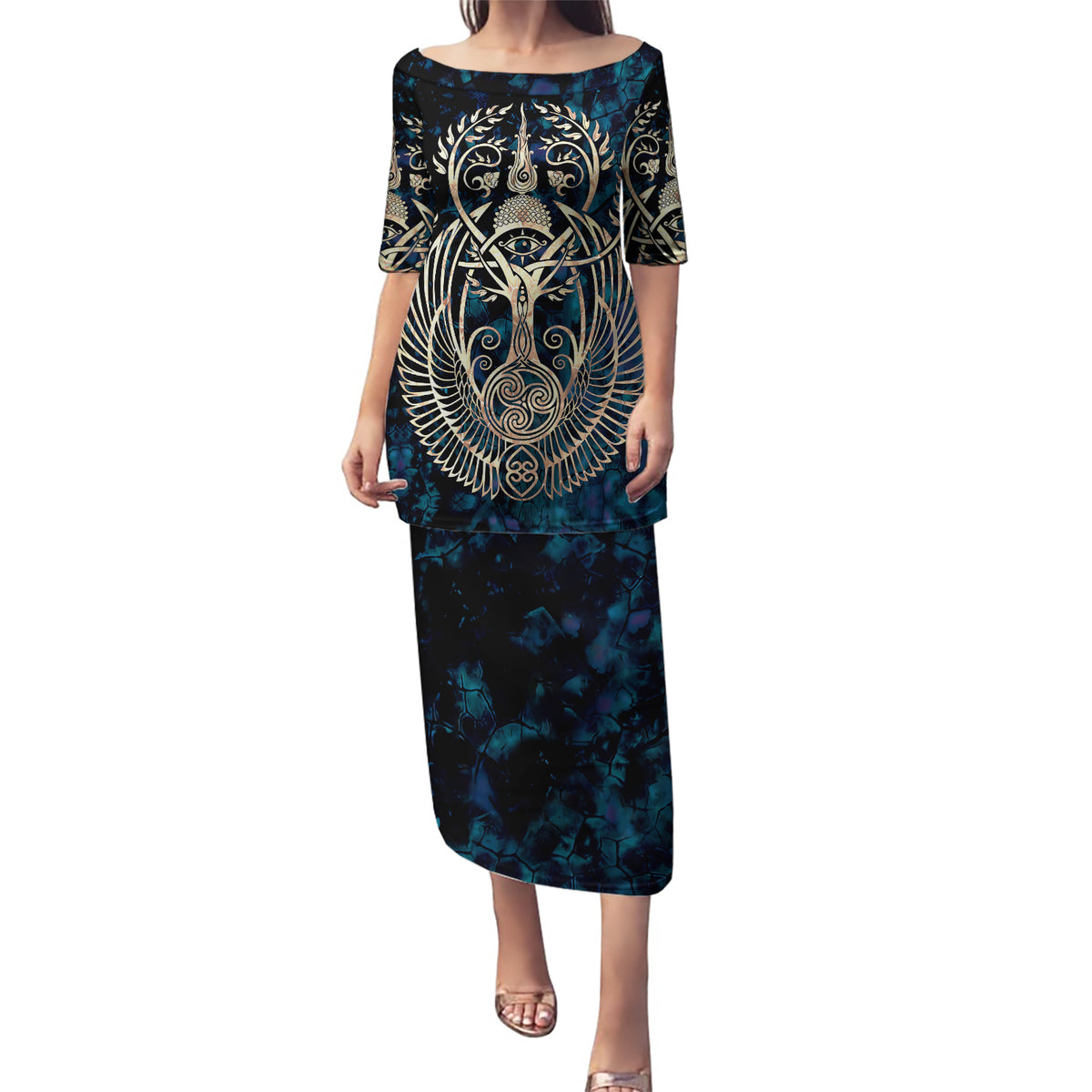 Adinkra Symbols Puletasi Tree of Life - Wonder Print Shop