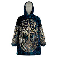 Adinkra Symbols Wearable Blanket Hoodie Tree of Life - Wonder Print Shop
