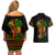 Three Sides Of Me Couples Matching Off Shoulder Short Dress and Hawaiian Shirt African Women Black Queen - Wonder Print Shop